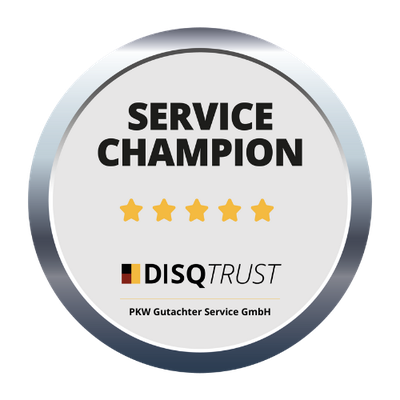 DISQ Service Champion – PKW Gutachter Service GmbH
